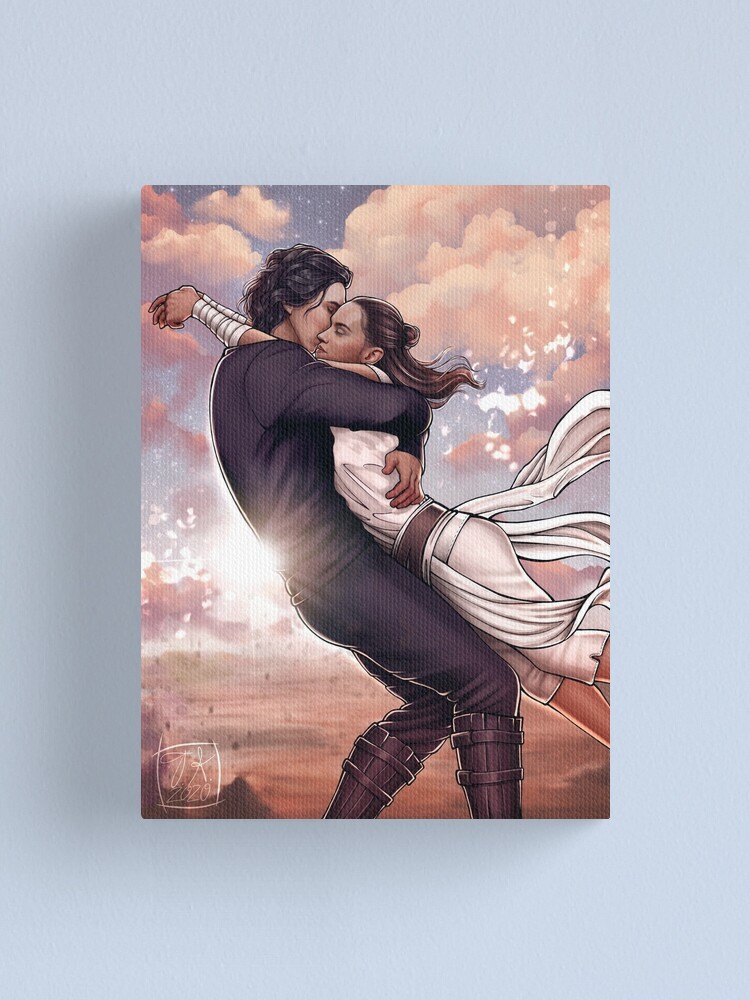 Alternate view of Reylo - Till the End of Time Canvas Print