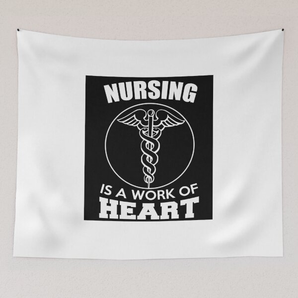Item preview, nursing work of heart designed and sold by fabricethomas.