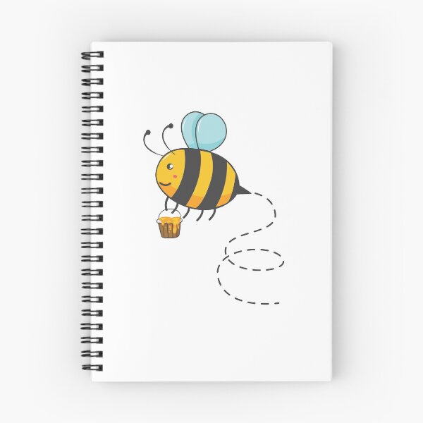 Item preview, Sweet little bee collects honey with bucket of honeybee designed and sold by katastrophal.