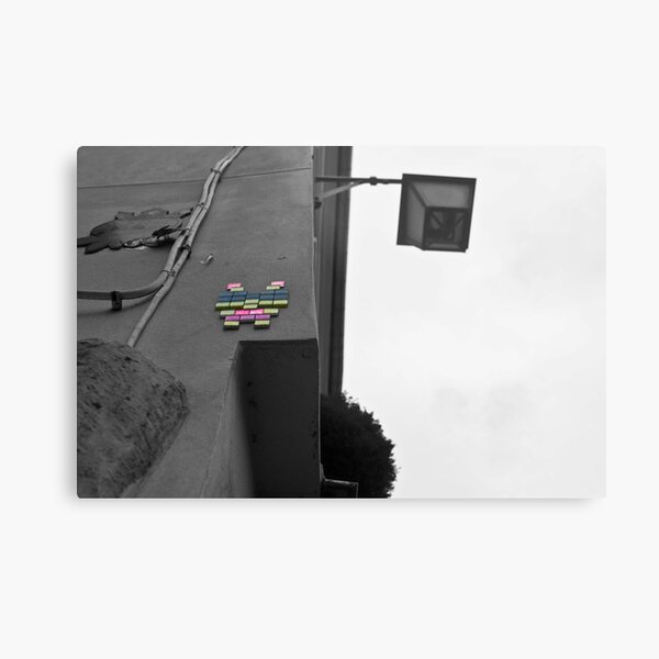 Space Invader 3 Metal Print
