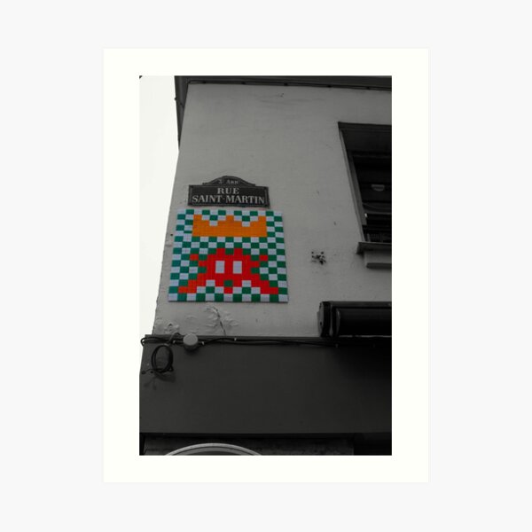 Space Invader 4 Art Print