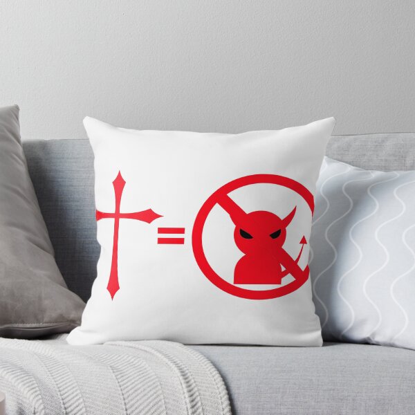 Item preview, God instead of the devil.  Good over evil! designed and sold by Pennylanemerch.