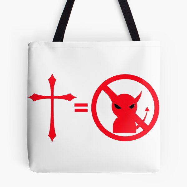 Item preview, God instead of the devil.  Good over evil! designed and sold by Pennylanemerch.
