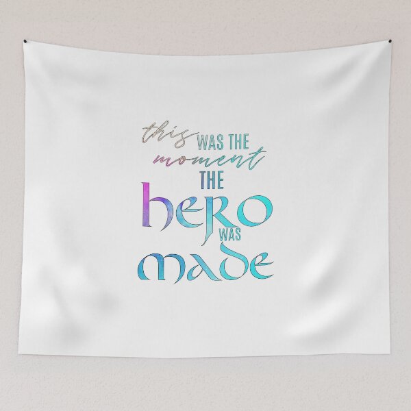 Item preview, HTTYD-Inspired "The Hero Was Made" designed and sold by mulberrydragon.