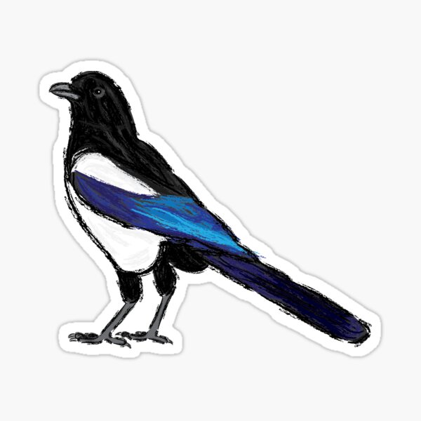 Item preview, Artwork of an Eurasian Magpie III designed and sold by JD's Shop.