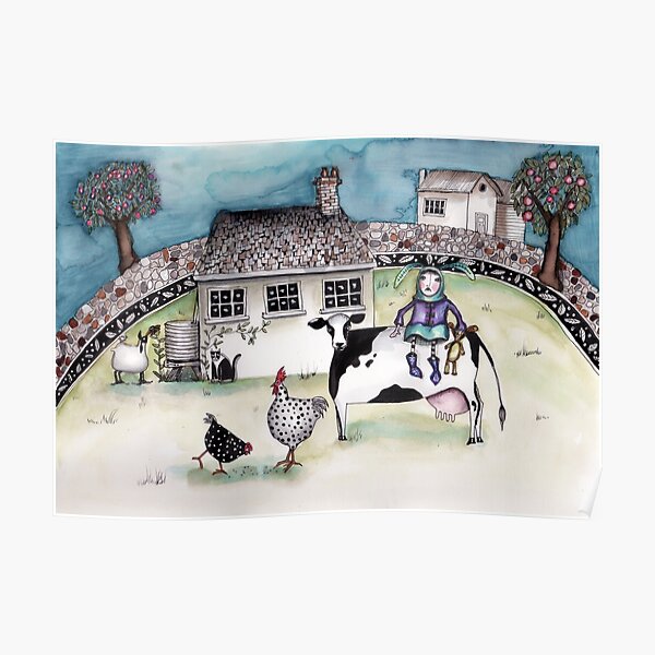 Farm girl Poster