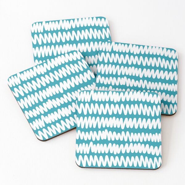 Item preview, Squiggles | Paradise Blue designed and sold by Leah K.