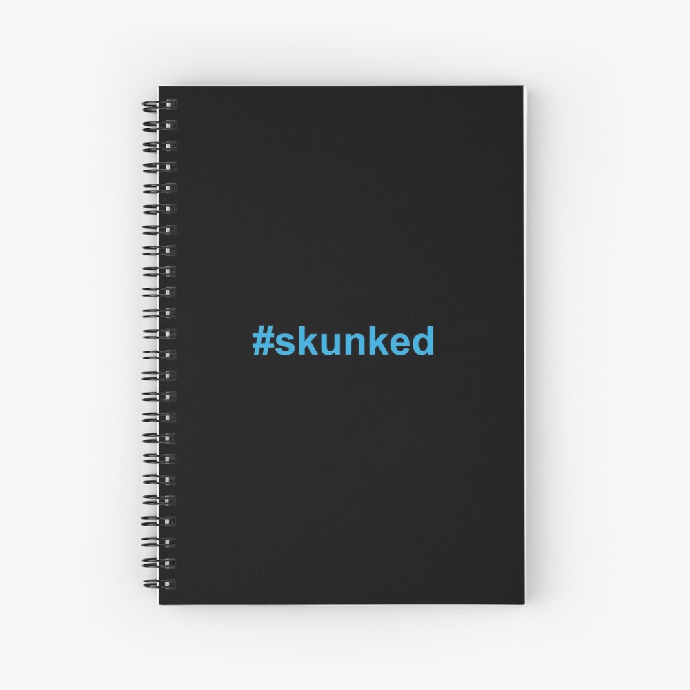 Hashtag Skunked Spiral Notebook