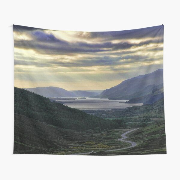 Looking West-To Loch Maree in the Highlands of Scotland(2) Tapestry