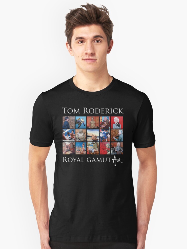 Alternate view of Tom Roderick - Royal Gamut Art Slim Fit T-Shirt