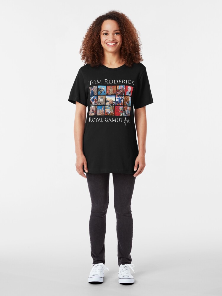Alternate view of Tom Roderick - Royal Gamut Art Slim Fit T-Shirt