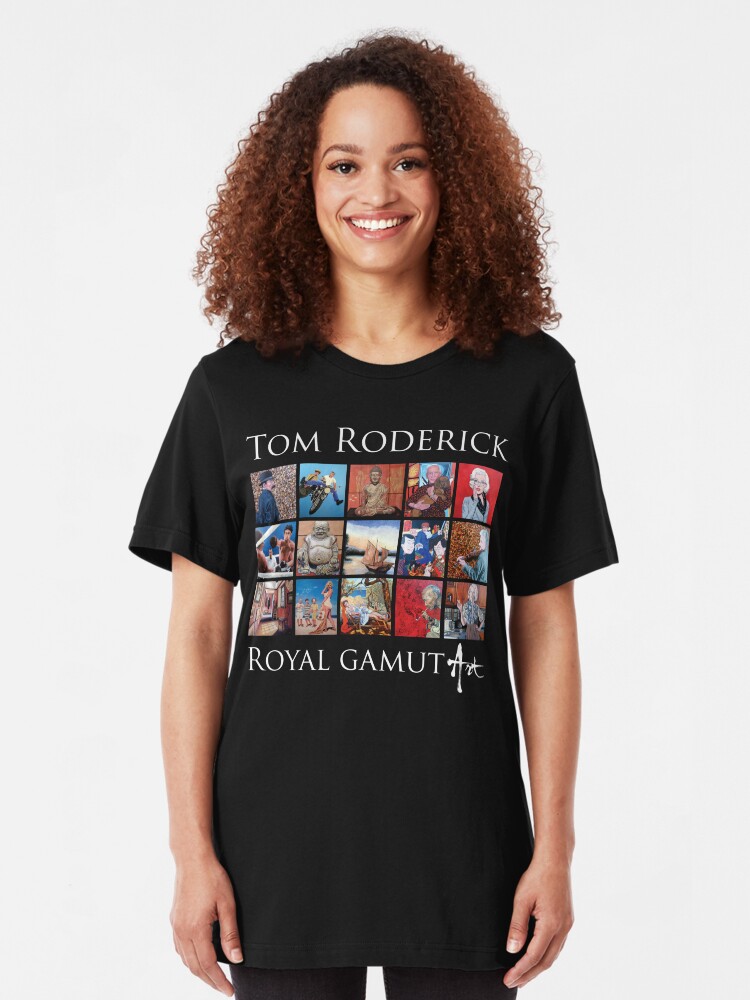 Alternate view of Tom Roderick - Royal Gamut Art Slim Fit T-Shirt