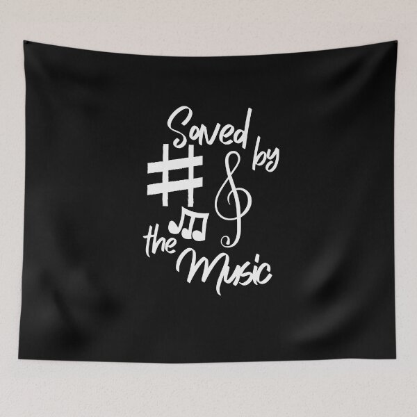 Item preview, Music Saved My Life Piano Guitar 90's 80's 70s Vintage Retro Classic Cute Funny Gift Sarcastic Happy Fun Awkward Geek Hipster Silly Inspirational Motivational Birthday Present designed and sold by EpsilonEridani.