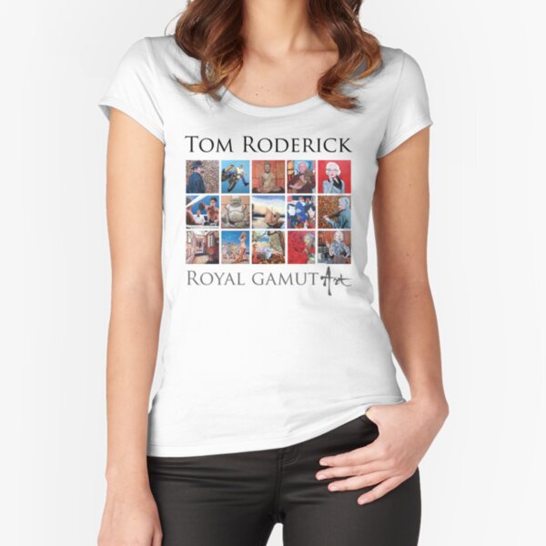 Tom Roderick - Royal Gamut Art Fitted Scoop T-Shirt
