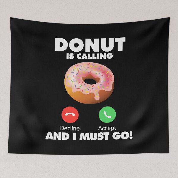 Item preview, My Donut is Calling and I Must Go Eating Lover designed and sold by HelloFromAja.