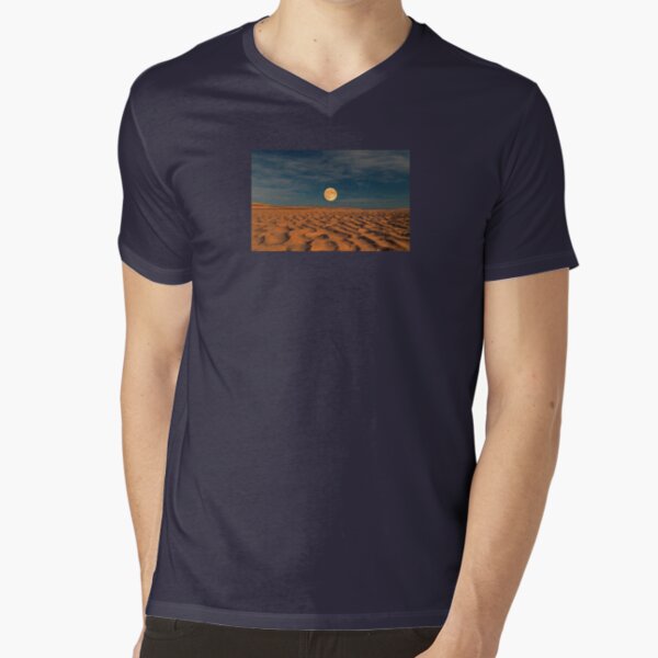 Moon across the Sands V-Neck T-Shirt