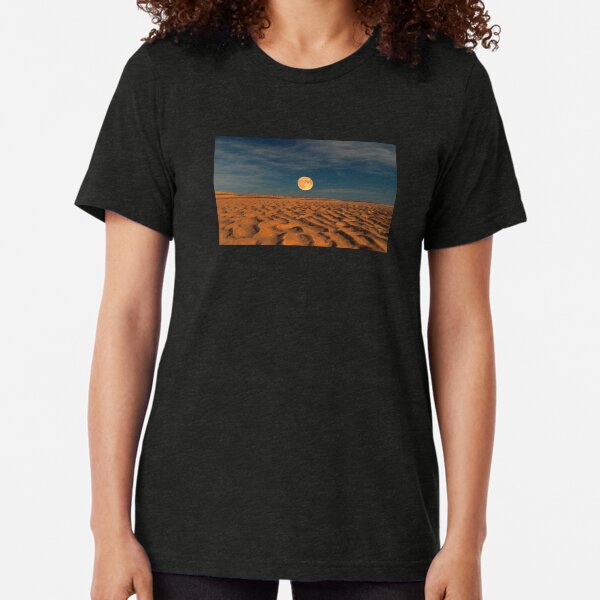 Moon across the Sands Tri-blend T-Shirt