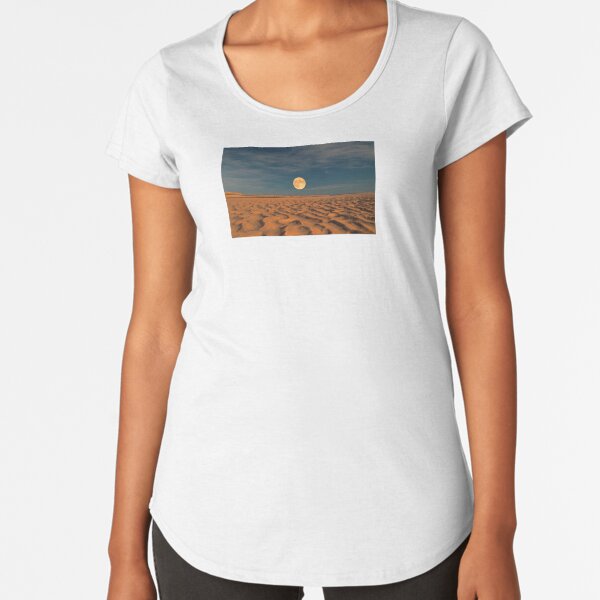 Moon across the Sands Premium Scoop T-Shirt