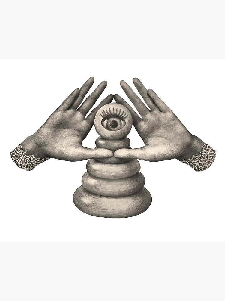 Thumbnail 7 of 7, Framed Art Print, Pyramid Toy Eye of Providence graphic Art designed and sold by FINCHFINCHER.