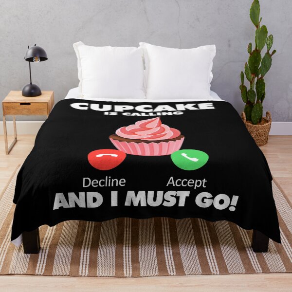 Item preview, My Cupcake is Calling and I Must Go Eating Lover designed and sold by HelloFromAja.