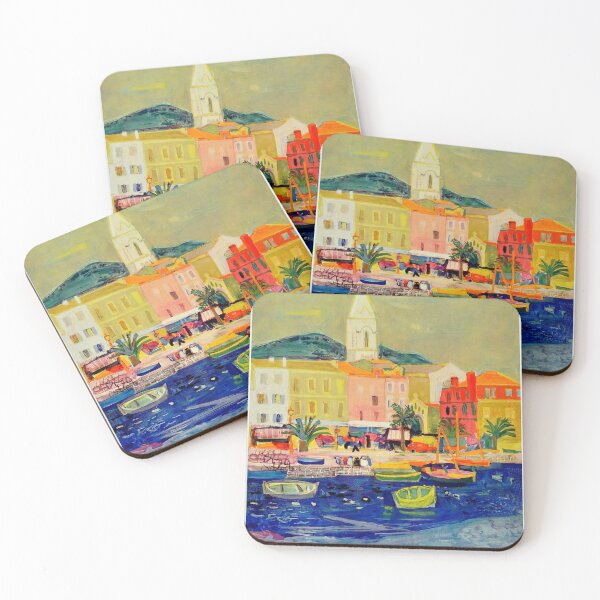Item preview, Cartel de viaje vintage de la Riviera francesa designed and sold by vintagevivian.