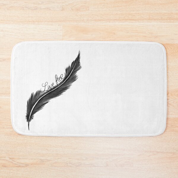 Item preview, Live free black feather designed and sold by attracdionz.