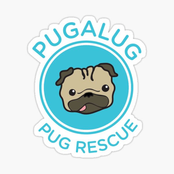 Classic Pugalug Logo Sticker