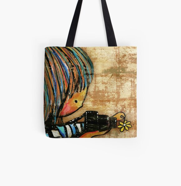 smile baby macro photography All Over Print Tote Bag