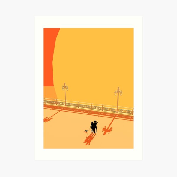 Brighton Sun Blast Print Art Print