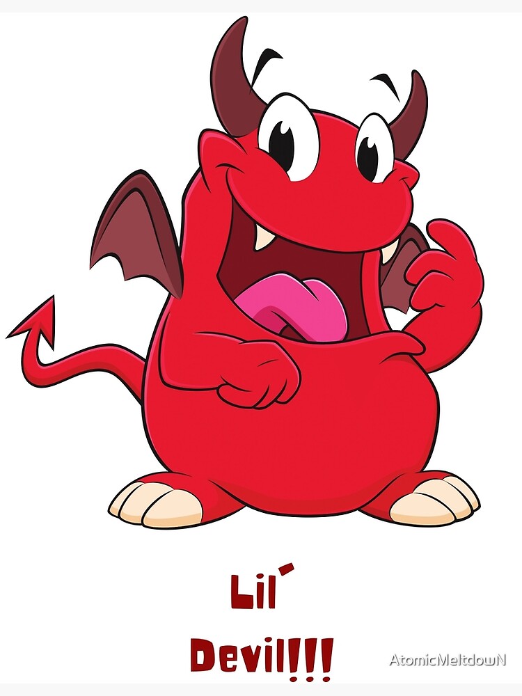 Little Red Imp Devil Cartoon Character Little Red Imp Devil Cartoon Character