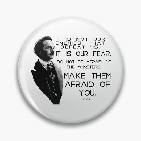 Item preview, Poe About Fear from Altered Carbon designed and sold by ProfCatPardus.