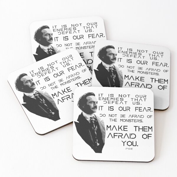 Item preview, Poe About Fear from Altered Carbon designed and sold by ProfCatPardus.