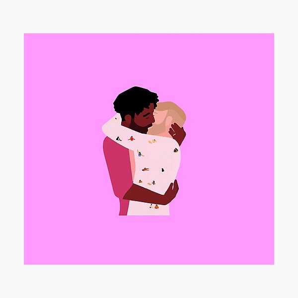 Guys share mutual Love Photographic Print