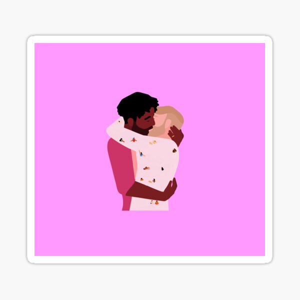 Guys share mutual Love Sticker