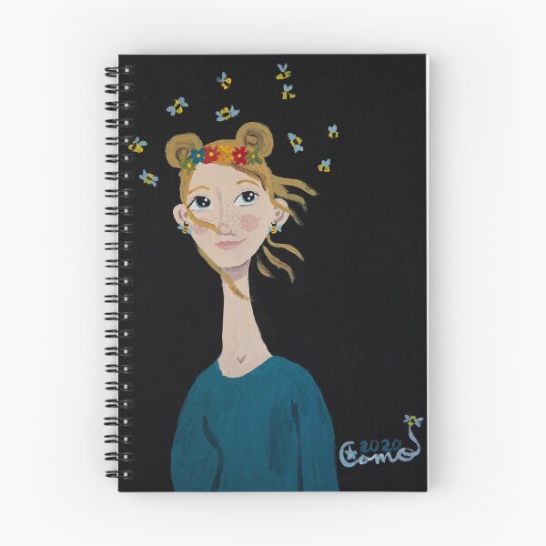 Item preview, ~ Winnie the Honey Bee Girl ~ Art By Milly Moo 12 Year Old Artist designed and sold by ArtByMillyMoo.