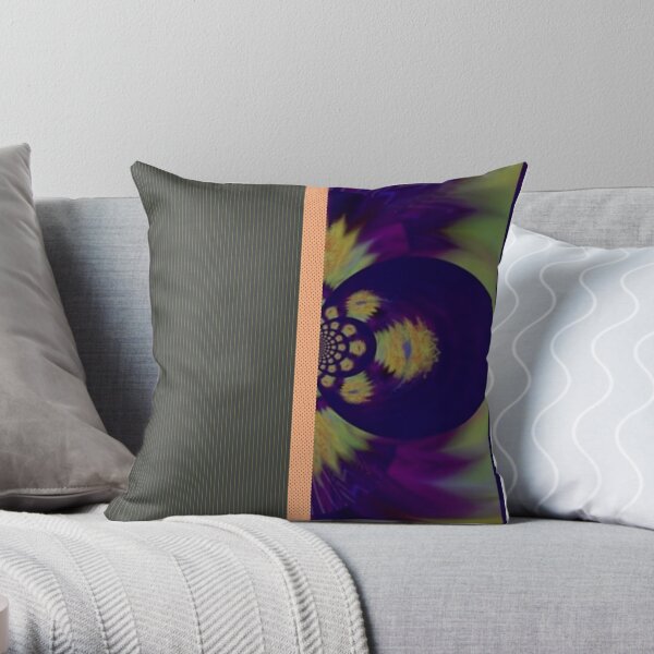Indigo Lights 1 Throw Pillow
