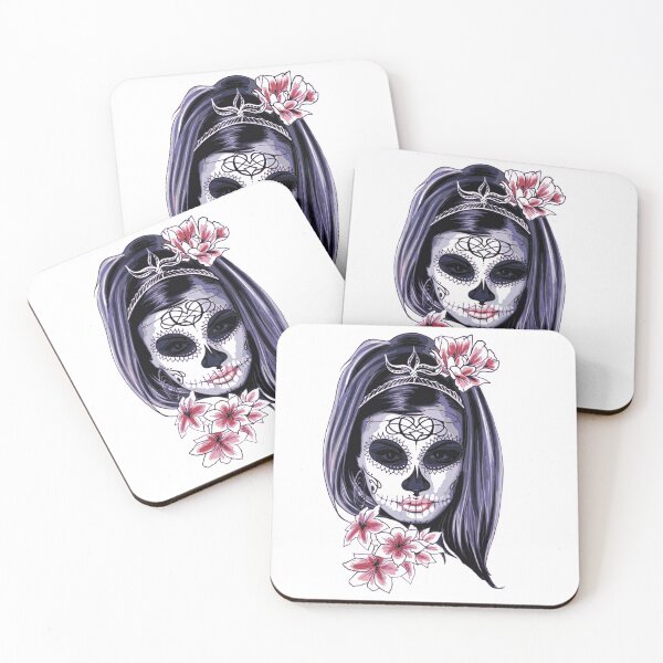 Item preview, Dia De Los Muertos Lady/Face Paint/Makeup designed and sold by Harold Guillory.