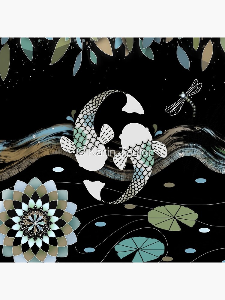 Lucky Koi Mandala by karin