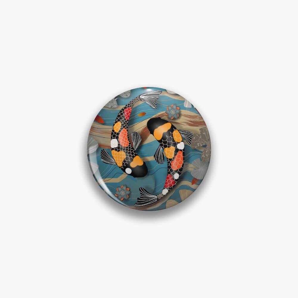Koi Watergarden Pin