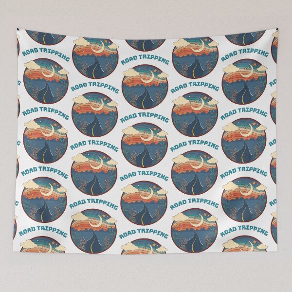 Item preview, Retro Road Tripping Digital Art designed and sold by createdbycam.