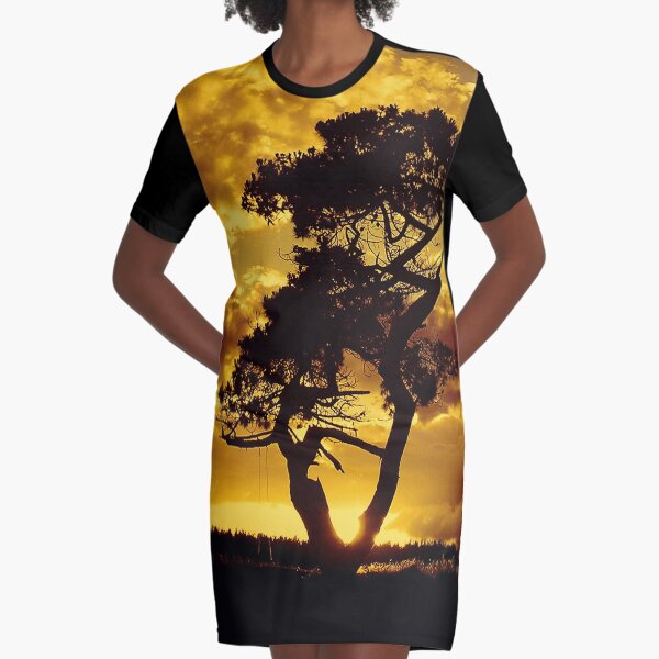 Tree Dance 2 Graphic T-Shirt Dress