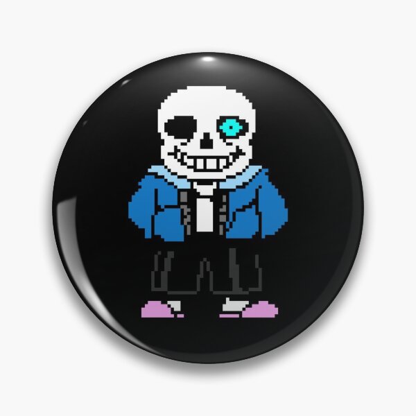 Game Undertale Sans Enamel Pins Pixel Cartoon Figure Pin Metal