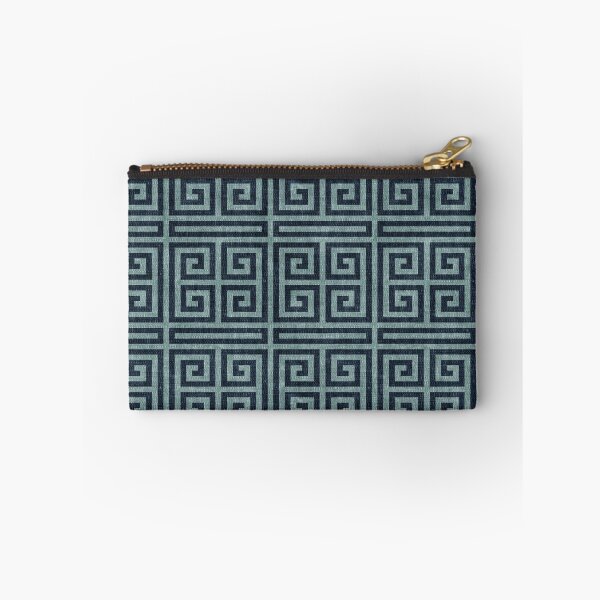 Item preview, Greek Key - Navy on Blue  designed and sold by littlearrow.