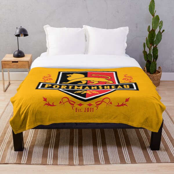 Portmansheau Shield Logo Throw Blanket