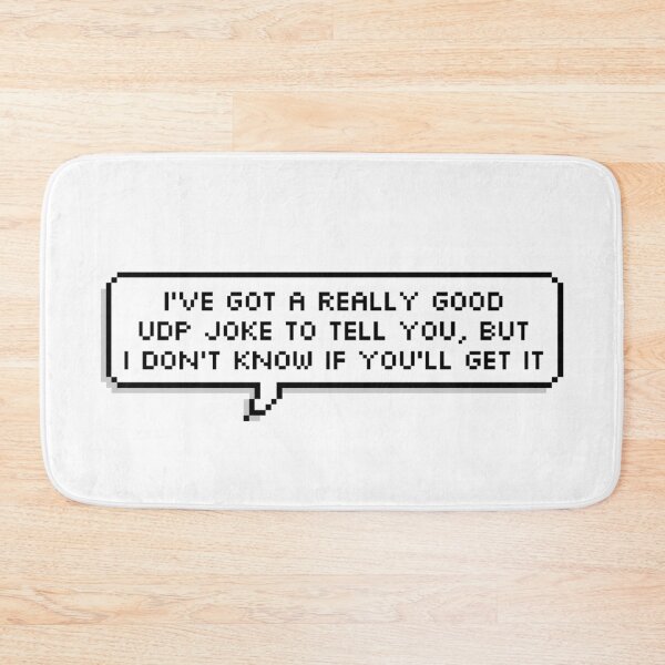 Item preview, I've got a really good UDP joke to tell you but I don't know if you'll get it (Single) designed and sold by wordsonwords.