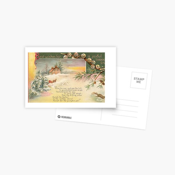 Thanksgiving Again Postcard