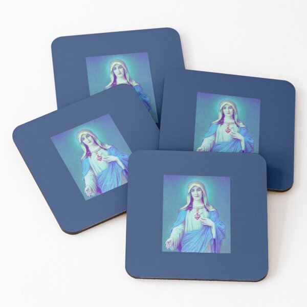 Item preview, Antique Sacred Heart of Mary Illustration designed and sold by FuzzyHoney.