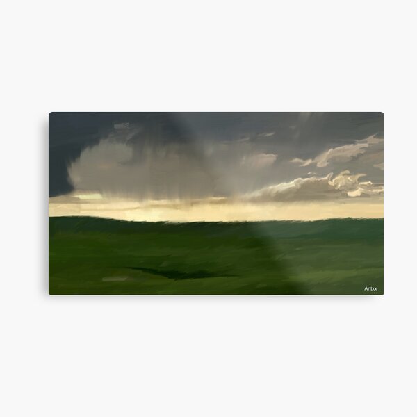 Yellow Sky Metal Print
