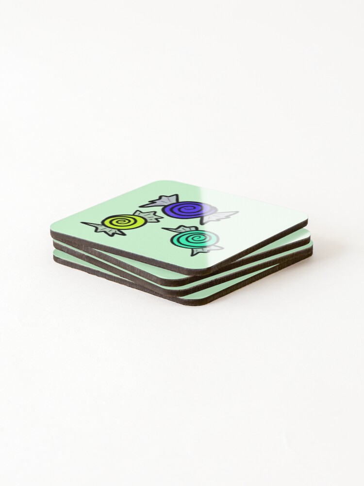 Thumbnail 4 of 5, Coasters (Set of 4), Candy designed and sold by aj-creating.