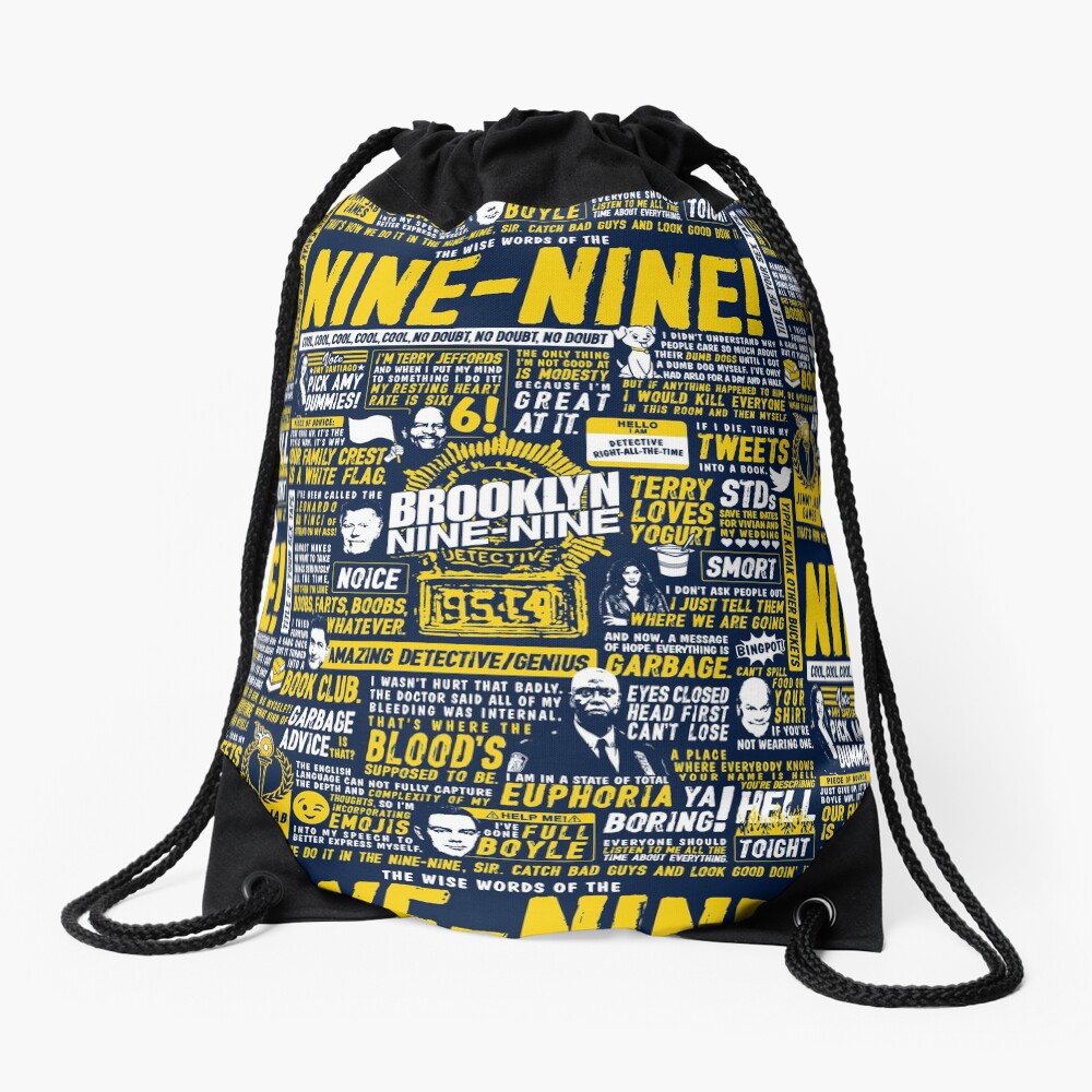 Wise Words of the Nine-Nine Drawstring Bag